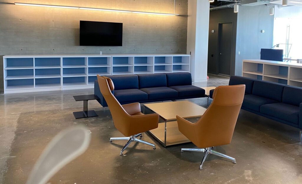 Reception Desk and Work Stations