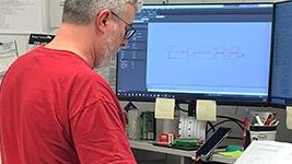 Display Craft worker Planning on a PC